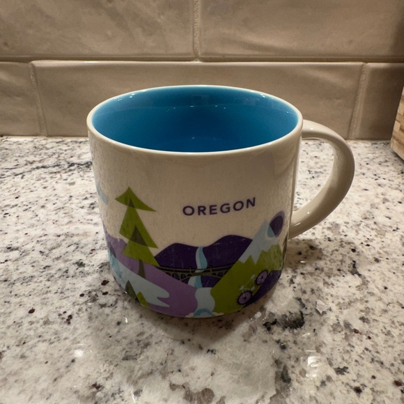 Starbucks Other - Starbucks Oregon Mug You Are Here Series 14 oz • Retired Collector